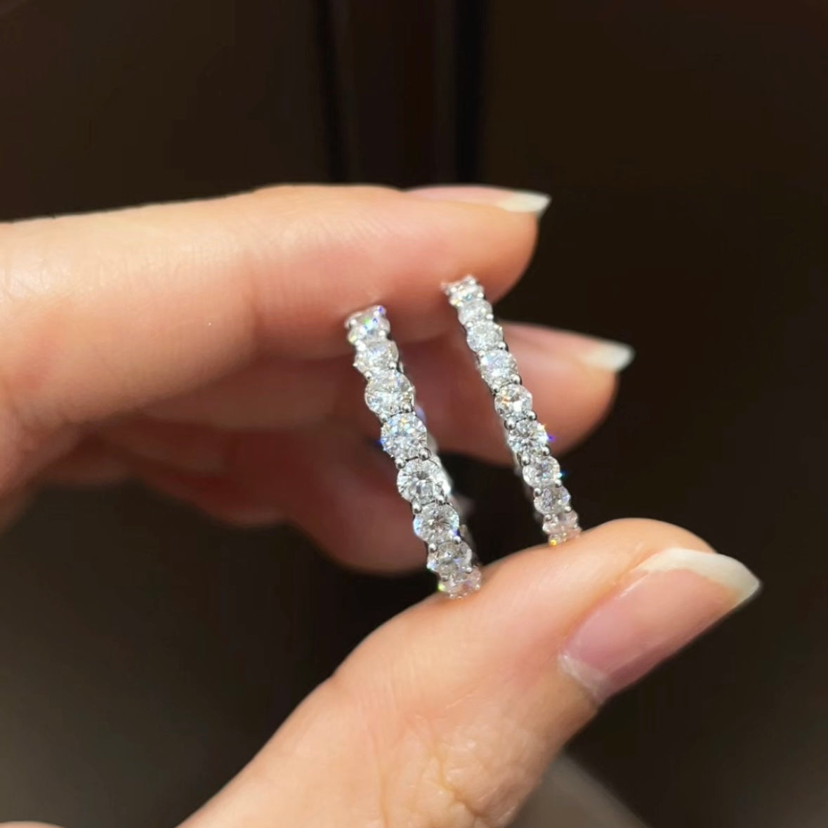 18K White Gold Lab-Grown Diamond Full Eternity Ring