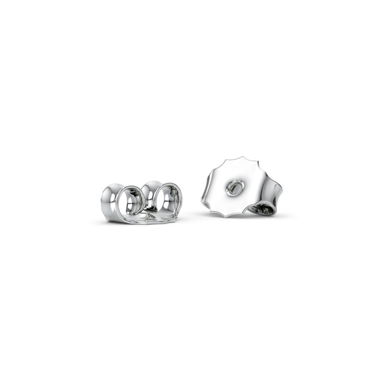 18K Gold Stud Earrings Set With Pear Lab Diamonds