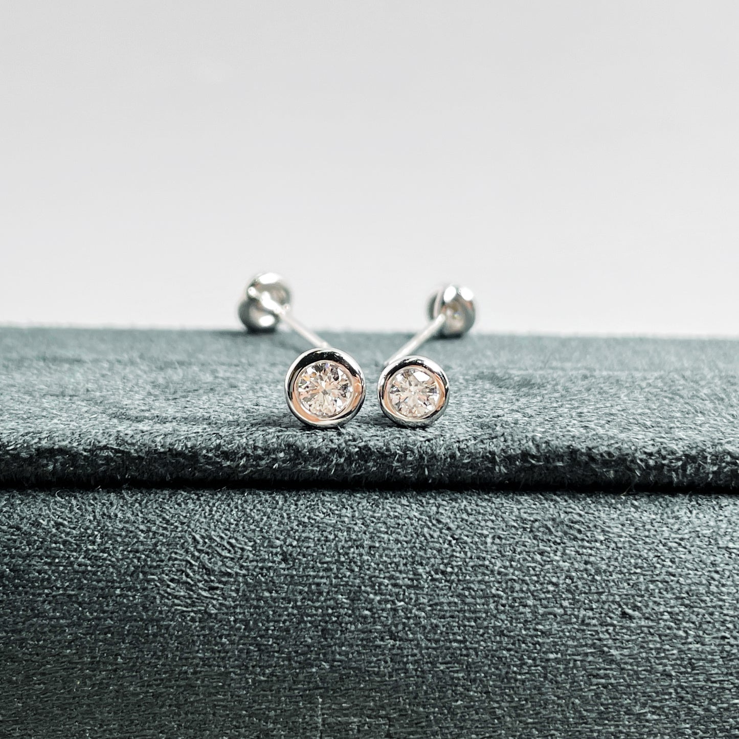 Bubble Diamond Earrings