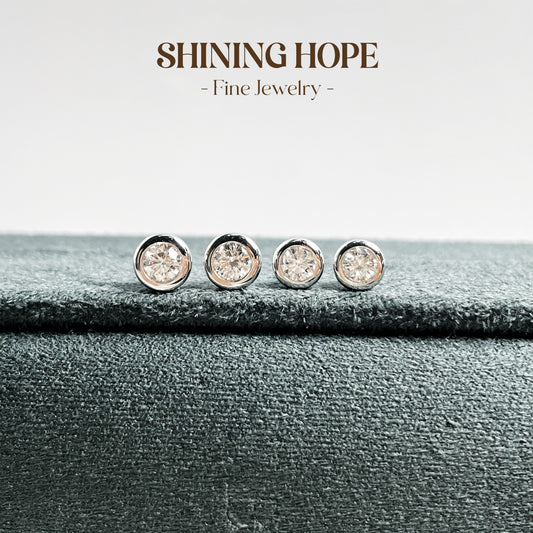 Bubble Diamond Earrings