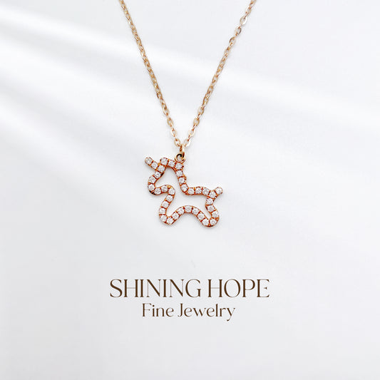Unicorn Diamond Necklace