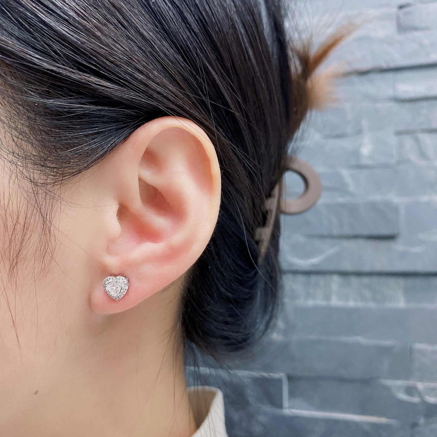 Heart Whispers Diamond Earrings