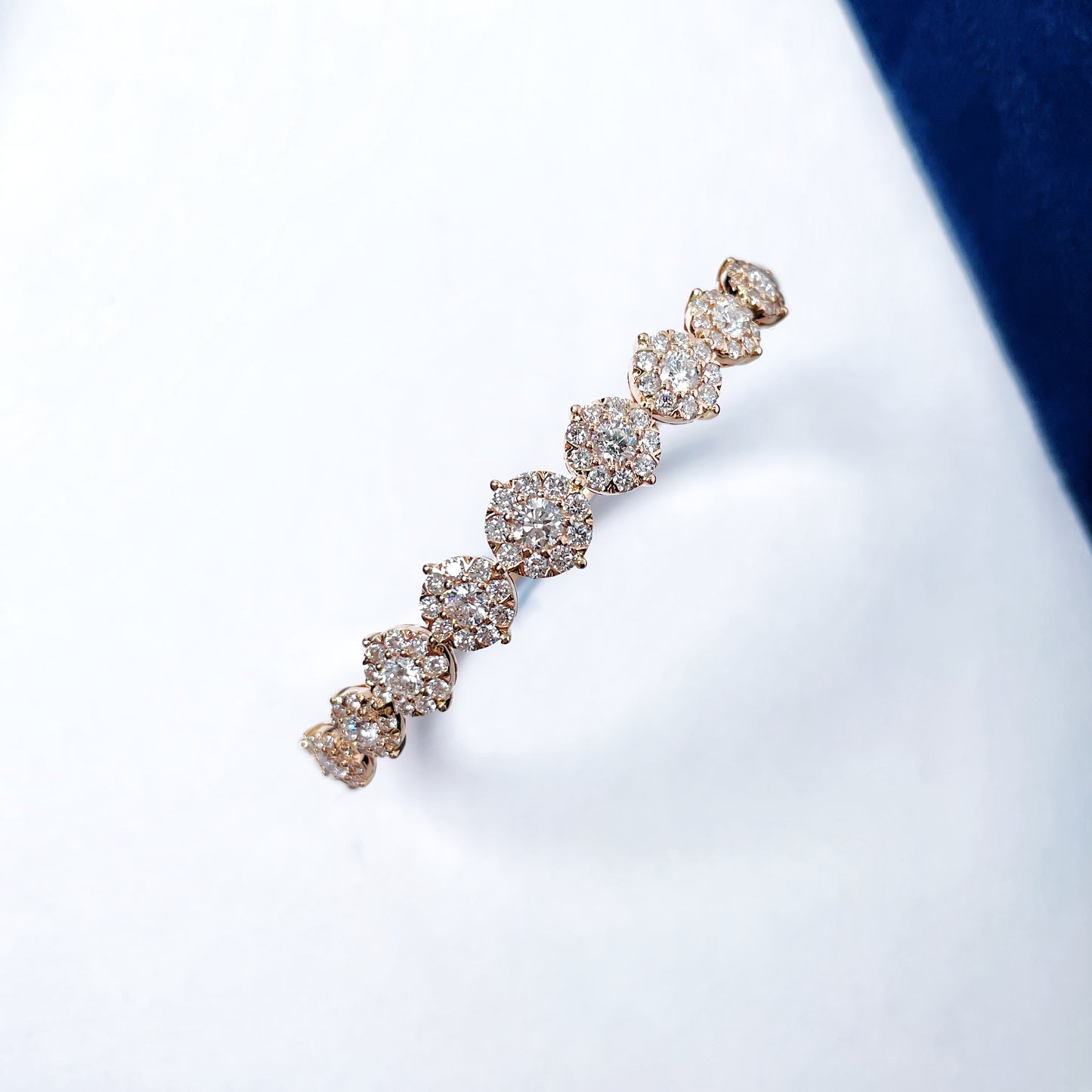 Flower Design Diamond Bracelet