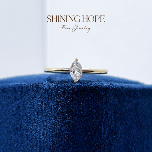 25pt Marquise Diamond Ring