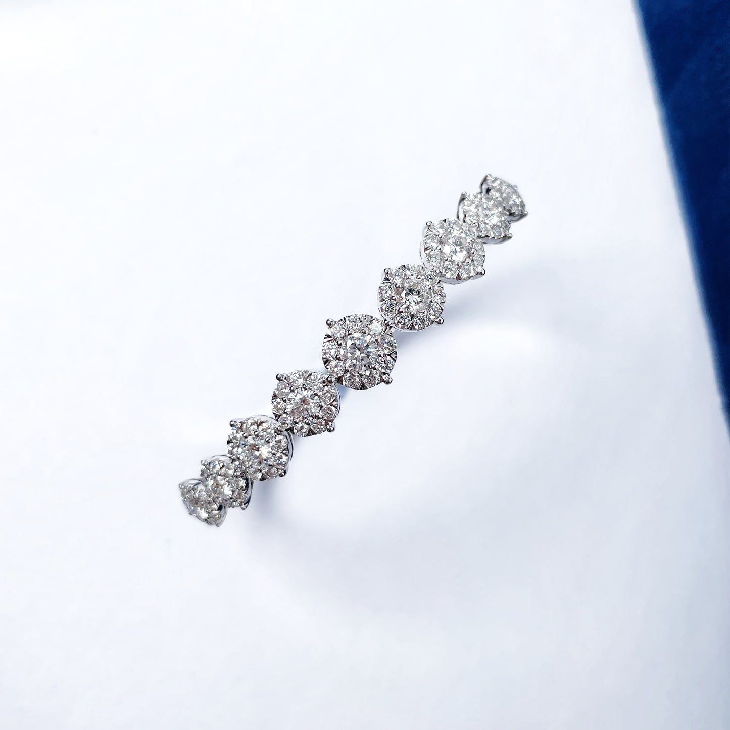 Flower Design Diamond Bracelet