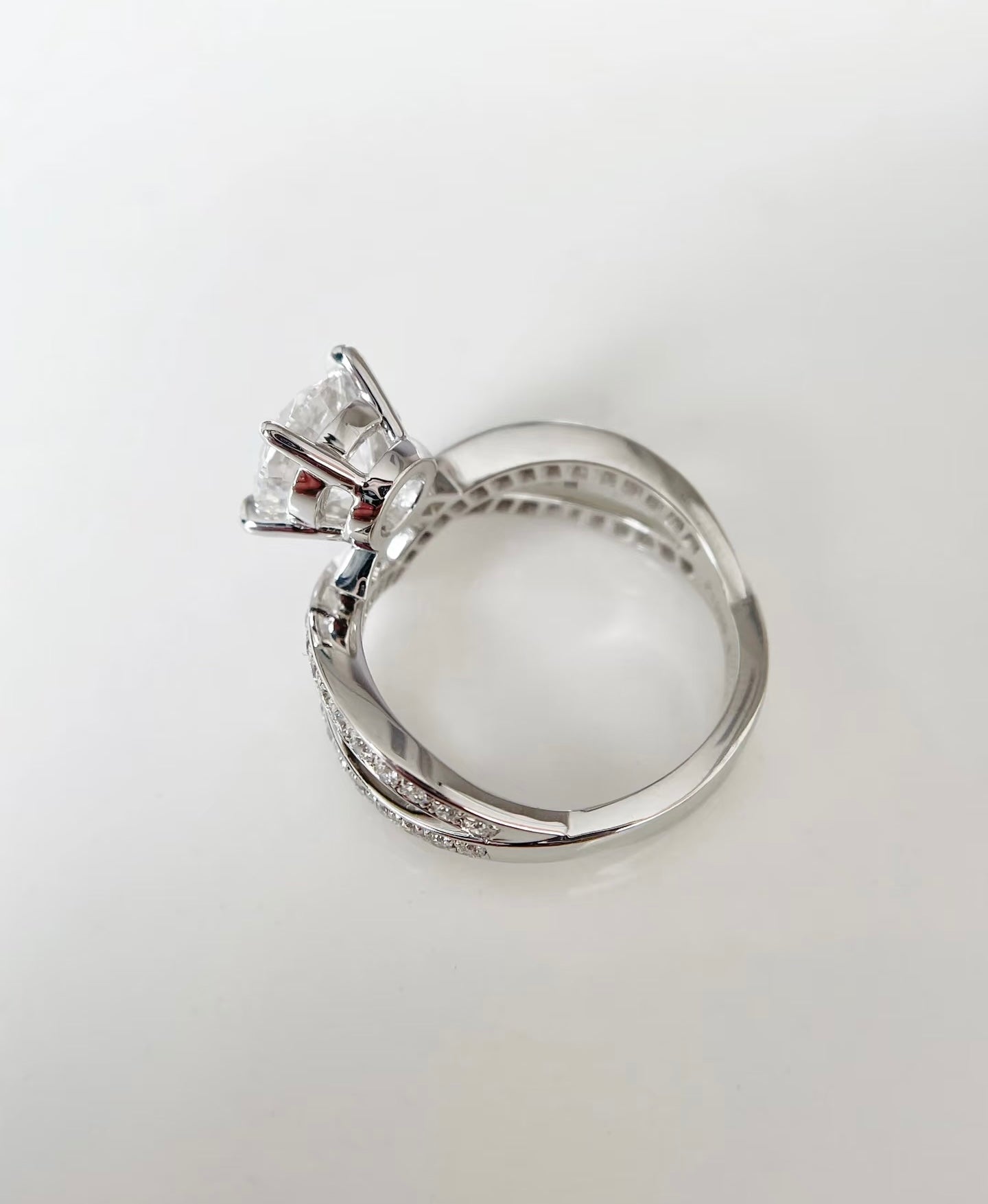 18k Gold 2ct Love Wing Lab-Grown Diamond Ring